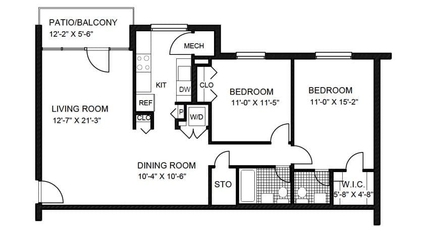 2 bedroom apartments in fairfax va